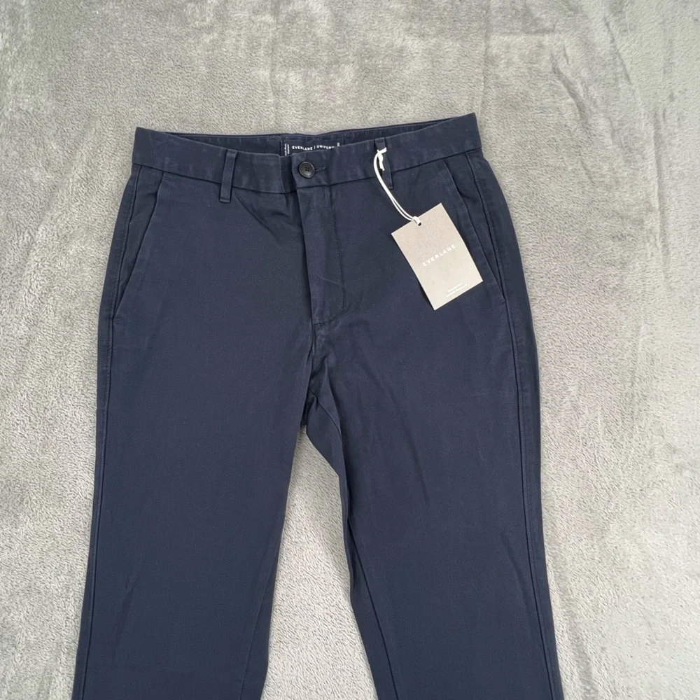 NEW Everlane 30‎ x 30 Uniform Slim Fit Blue The Performance Chino Cotton Pants